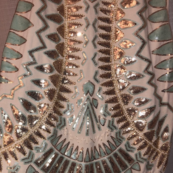 Verty Aztec Sequin Dress - Picture 3 of 8
